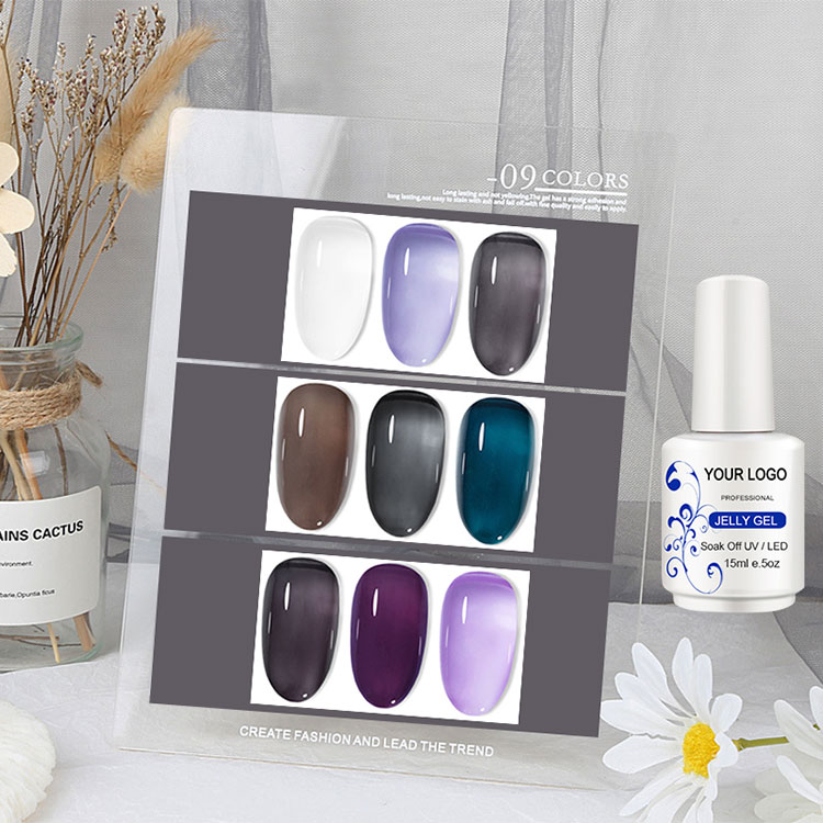 विष मुक्त गंधहीन बर्फ जेली जेल पोलिश